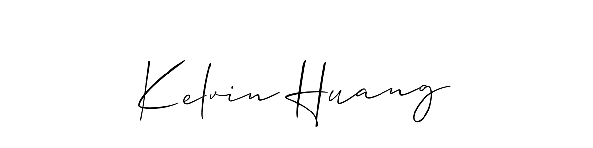 Allison_Script is a professional signature style that is perfect for those who want to add a touch of class to their signature. It is also a great choice for those who want to make their signature more unique. Get Kelvin Huang name to fancy signature for free. Kelvin Huang signature style 2 images and pictures png