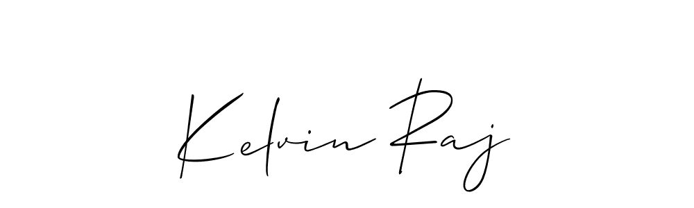 This is the best signature style for the Kelvin Raj name. Also you like these signature font (Allison_Script). Mix name signature. Kelvin Raj signature style 2 images and pictures png