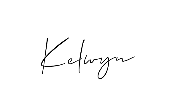 How to Draw Kelwyn signature style? Allison_Script is a latest design signature styles for name Kelwyn. Kelwyn signature style 2 images and pictures png