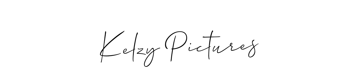 How to make Kelzy Pictures signature? Allison_Script is a professional autograph style. Create handwritten signature for Kelzy Pictures name. Kelzy Pictures signature style 2 images and pictures png