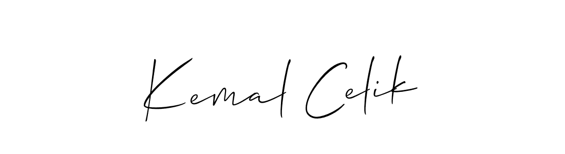 Make a short Kemal Celik signature style. Manage your documents anywhere anytime using Allison_Script. Create and add eSignatures, submit forms, share and send files easily. Kemal Celik signature style 2 images and pictures png