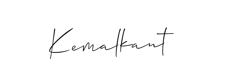 Also You can easily find your signature by using the search form. We will create Kemalkant name handwritten signature images for you free of cost using Allison_Script sign style. Kemalkant signature style 2 images and pictures png