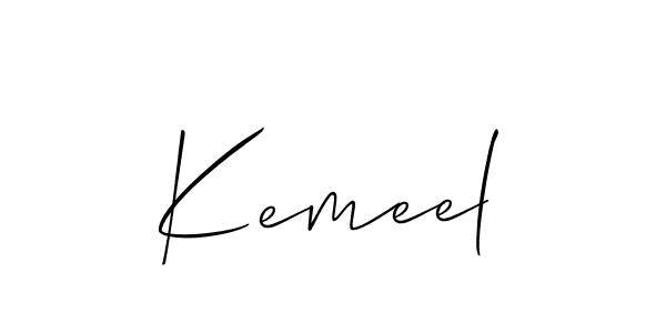 You can use this online signature creator to create a handwritten signature for the name Kemeel. This is the best online autograph maker. Kemeel signature style 2 images and pictures png