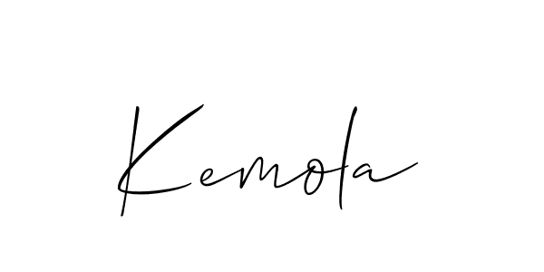Best and Professional Signature Style for Kemola. Allison_Script Best Signature Style Collection. Kemola signature style 2 images and pictures png