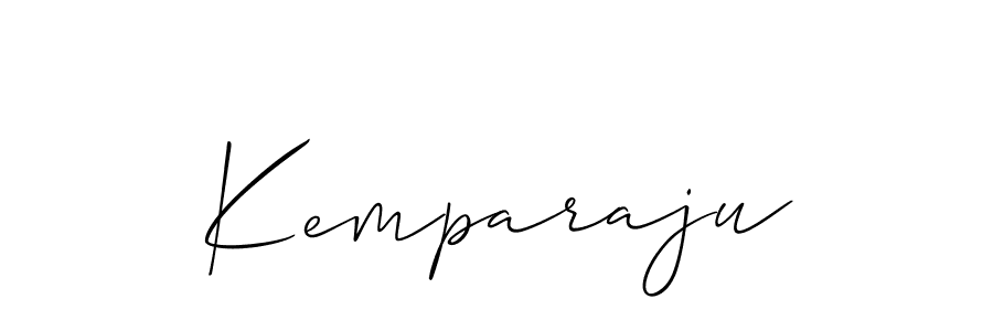 if you are searching for the best signature style for your name Kemparaju. so please give up your signature search. here we have designed multiple signature styles  using Allison_Script. Kemparaju signature style 2 images and pictures png