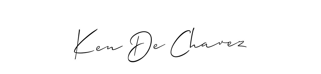 Once you've used our free online signature maker to create your best signature Allison_Script style, it's time to enjoy all of the benefits that Ken De Chavez name signing documents. Ken De Chavez signature style 2 images and pictures png