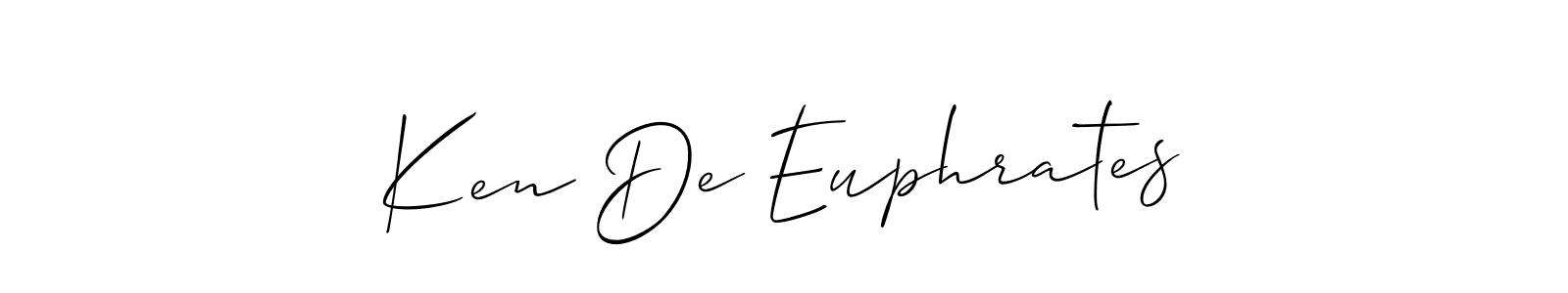 Make a beautiful signature design for name Ken De Euphrates. Use this online signature maker to create a handwritten signature for free. Ken De Euphrates signature style 2 images and pictures png