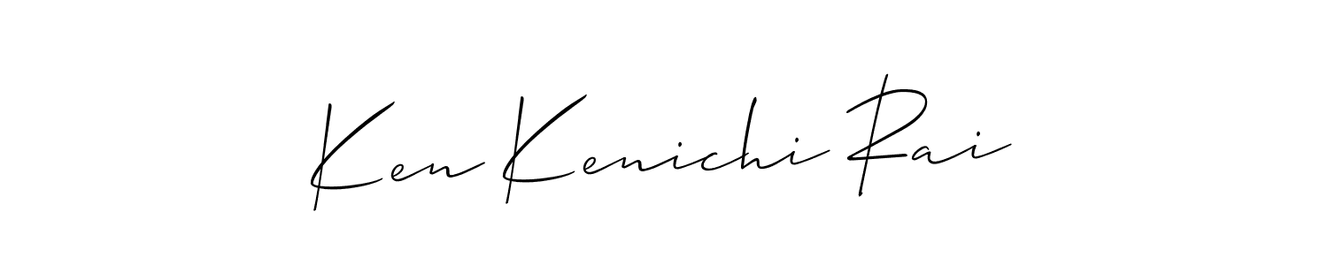 Once you've used our free online signature maker to create your best signature Allison_Script style, it's time to enjoy all of the benefits that Ken Kenichi Rai name signing documents. Ken Kenichi Rai signature style 2 images and pictures png