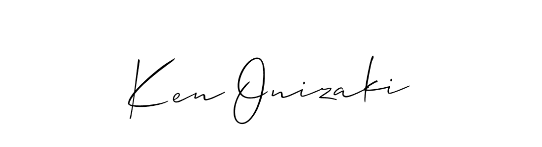 Check out images of Autograph of Ken Onizaki name. Actor Ken Onizaki Signature Style. Allison_Script is a professional sign style online. Ken Onizaki signature style 2 images and pictures png