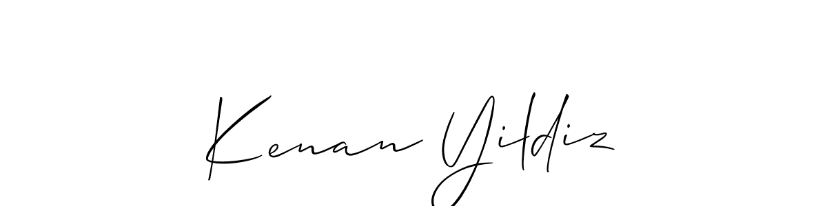 Design your own signature with our free online signature maker. With this signature software, you can create a handwritten (Allison_Script) signature for name Kenan Yildiz. Kenan Yildiz signature style 2 images and pictures png