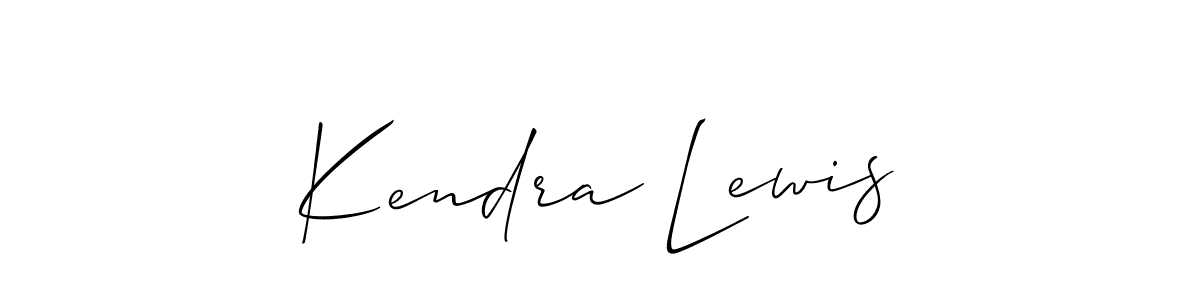 Also we have Kendra Lewis name is the best signature style. Create professional handwritten signature collection using Allison_Script autograph style. Kendra Lewis signature style 2 images and pictures png