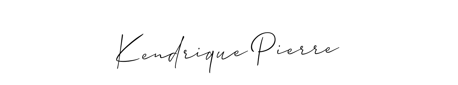 Also You can easily find your signature by using the search form. We will create Kendrique Pierre name handwritten signature images for you free of cost using Allison_Script sign style. Kendrique Pierre signature style 2 images and pictures png