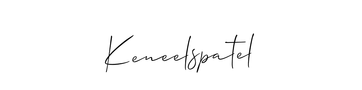 Once you've used our free online signature maker to create your best signature Allison_Script style, it's time to enjoy all of the benefits that Keneelspatel name signing documents. Keneelspatel signature style 2 images and pictures png