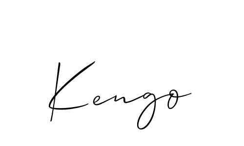 How to make Kengo name signature. Use Allison_Script style for creating short signs online. This is the latest handwritten sign. Kengo signature style 2 images and pictures png