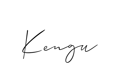 Similarly Allison_Script is the best handwritten signature design. Signature creator online .You can use it as an online autograph creator for name Kengu. Kengu signature style 2 images and pictures png