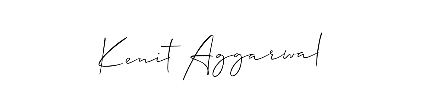 Make a beautiful signature design for name Kenit Aggarwal. Use this online signature maker to create a handwritten signature for free. Kenit Aggarwal signature style 2 images and pictures png