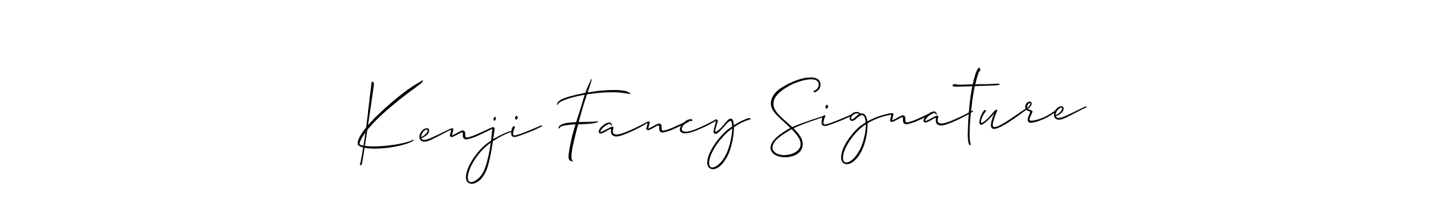Make a short Kenji Fancy Signature signature style. Manage your documents anywhere anytime using Allison_Script. Create and add eSignatures, submit forms, share and send files easily. Kenji Fancy Signature signature style 2 images and pictures png