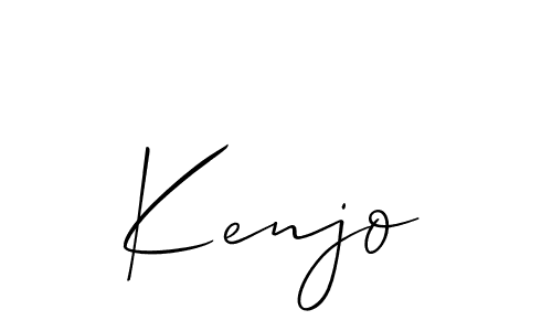 Similarly Allison_Script is the best handwritten signature design. Signature creator online .You can use it as an online autograph creator for name Kenjo. Kenjo signature style 2 images and pictures png