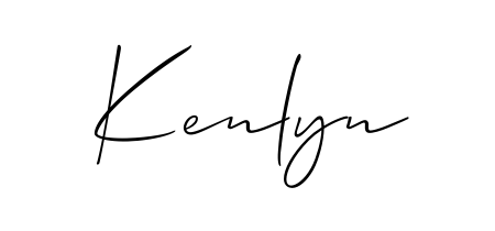 A dynamic signature style for Kenlyn using Allison_Script script. Designed to look authentic, handwritten, and professional. Kenlyn signature style 2 images and pictures png