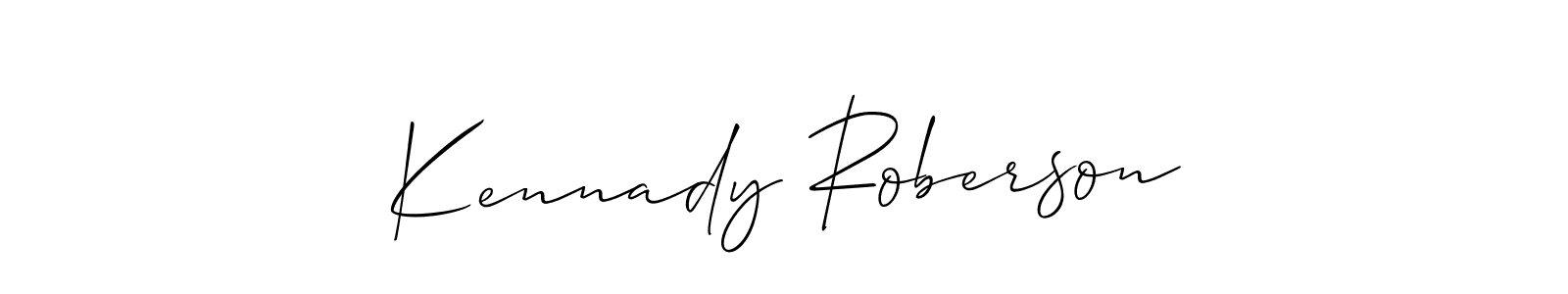 Once you've used our free online signature maker to create your best signature Allison_Script style, it's time to enjoy all of the benefits that Kennady Roberson name signing documents. Kennady Roberson signature style 2 images and pictures png