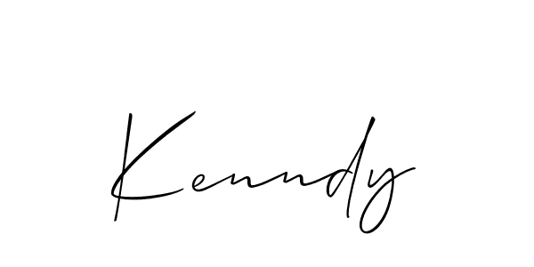 The best way (Allison_Script) to make a short signature is to pick only two or three words in your name. The name Kenndy include a total of six letters. For converting this name. Kenndy signature style 2 images and pictures png