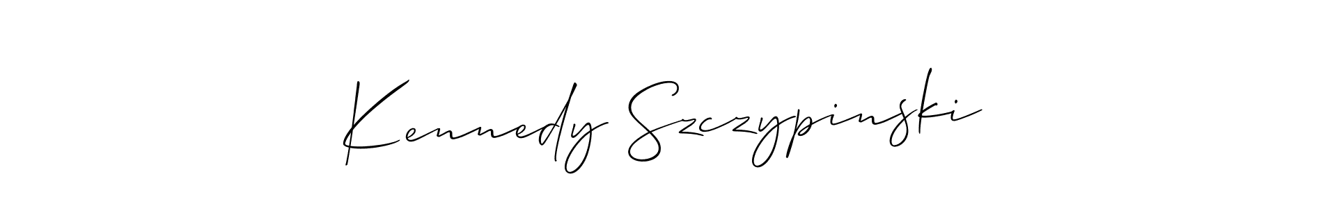This is the best signature style for the Kennedy Szczypinski name. Also you like these signature font (Allison_Script). Mix name signature. Kennedy Szczypinski signature style 2 images and pictures png