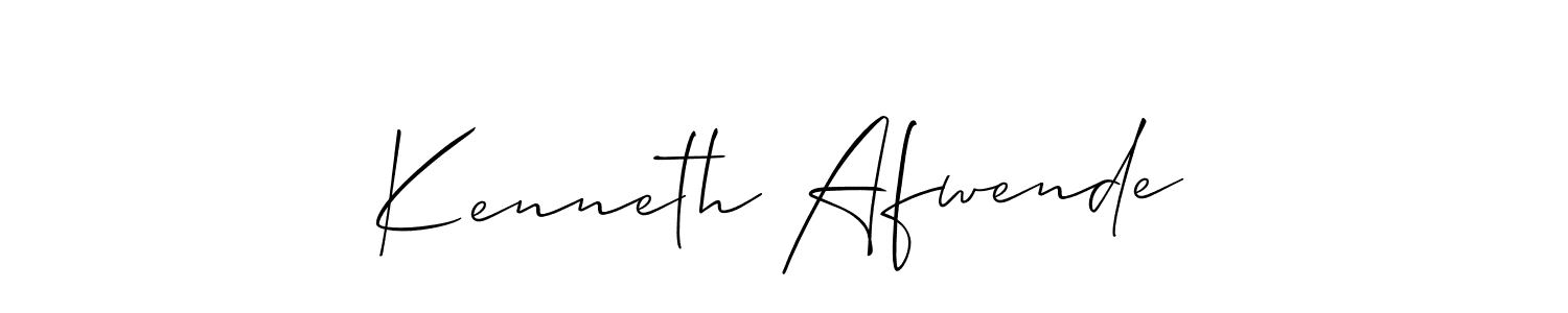 Once you've used our free online signature maker to create your best signature Allison_Script style, it's time to enjoy all of the benefits that Kenneth Afwende name signing documents. Kenneth Afwende signature style 2 images and pictures png