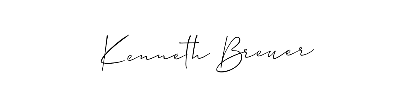 How to Draw Kenneth Breuer signature style? Allison_Script is a latest design signature styles for name Kenneth Breuer. Kenneth Breuer signature style 2 images and pictures png