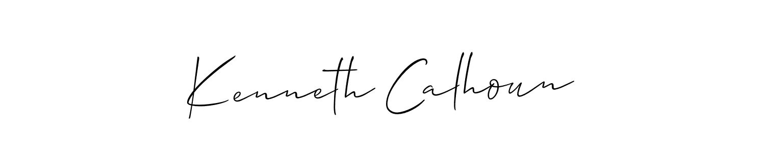 How to Draw Kenneth Calhoun signature style? Allison_Script is a latest design signature styles for name Kenneth Calhoun. Kenneth Calhoun signature style 2 images and pictures png