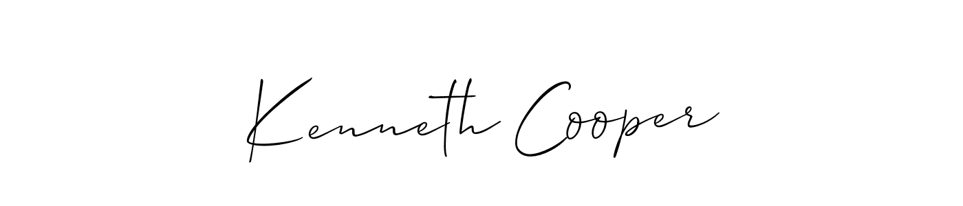 How to Draw Kenneth Cooper signature style? Allison_Script is a latest design signature styles for name Kenneth Cooper. Kenneth Cooper signature style 2 images and pictures png