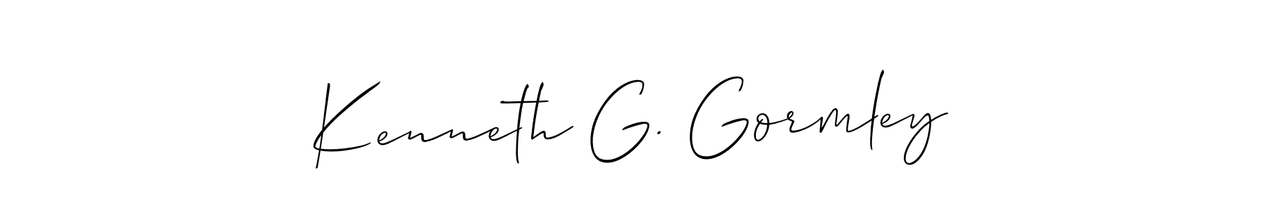 Also we have Kenneth G. Gormley name is the best signature style. Create professional handwritten signature collection using Allison_Script autograph style. Kenneth G. Gormley signature style 2 images and pictures png