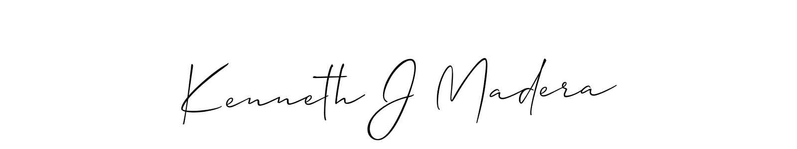 Make a beautiful signature design for name Kenneth J Madera. Use this online signature maker to create a handwritten signature for free. Kenneth J Madera signature style 2 images and pictures png