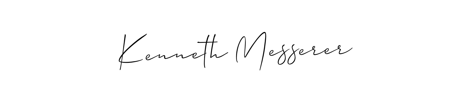Design your own signature with our free online signature maker. With this signature software, you can create a handwritten (Allison_Script) signature for name Kenneth Messerer. Kenneth Messerer signature style 2 images and pictures png