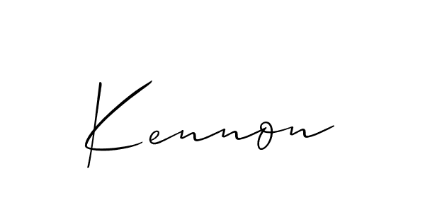 How to Draw Kennon signature style? Allison_Script is a latest design signature styles for name Kennon. Kennon signature style 2 images and pictures png