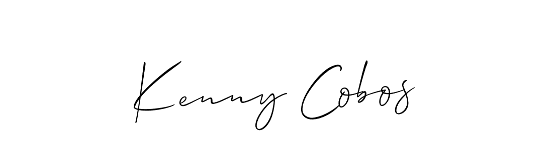 It looks lik you need a new signature style for name Kenny Cobos. Design unique handwritten (Allison_Script) signature with our free signature maker in just a few clicks. Kenny Cobos signature style 2 images and pictures png