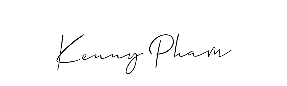 This is the best signature style for the Kenny Pham name. Also you like these signature font (Allison_Script). Mix name signature. Kenny Pham signature style 2 images and pictures png