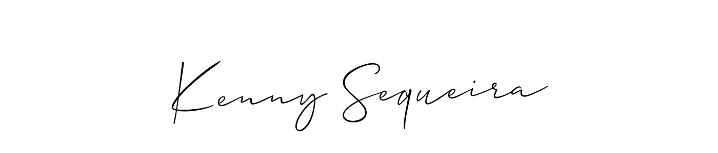 if you are searching for the best signature style for your name Kenny Sequeira. so please give up your signature search. here we have designed multiple signature styles  using Allison_Script. Kenny Sequeira signature style 2 images and pictures png