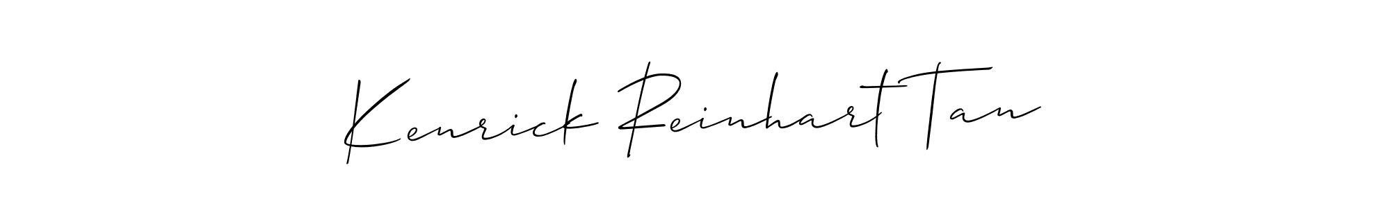 Make a beautiful signature design for name Kenrick Reinhart Tan. Use this online signature maker to create a handwritten signature for free. Kenrick Reinhart Tan signature style 2 images and pictures png