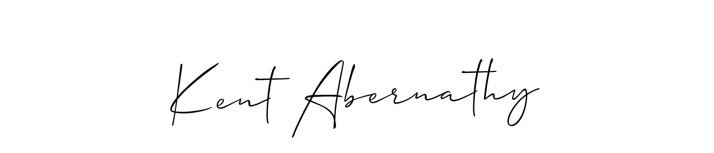 Also we have Kent Abernathy name is the best signature style. Create professional handwritten signature collection using Allison_Script autograph style. Kent Abernathy signature style 2 images and pictures png