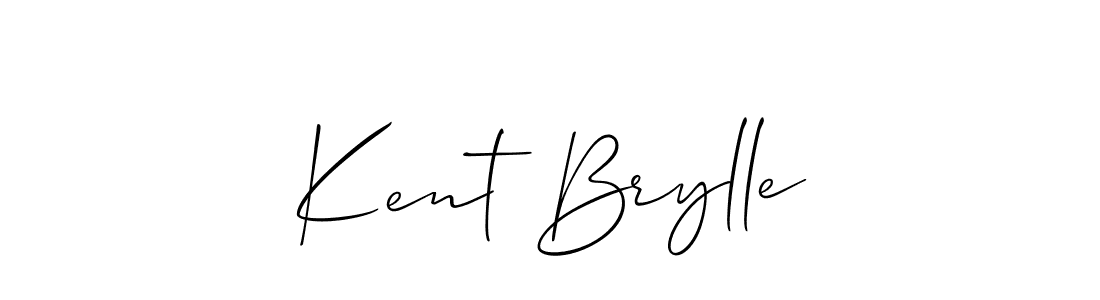 Best and Professional Signature Style for Kent Brylle. Allison_Script Best Signature Style Collection. Kent Brylle signature style 2 images and pictures png