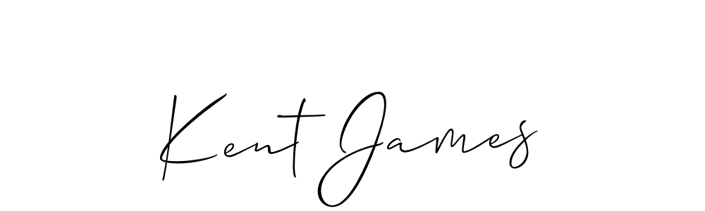The best way (Allison_Script) to make a short signature is to pick only two or three words in your name. The name Kent James include a total of six letters. For converting this name. Kent James signature style 2 images and pictures png