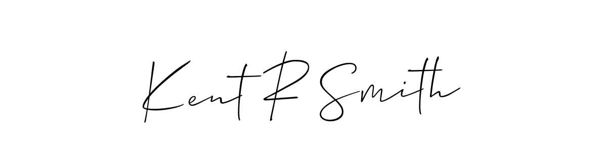 Also we have Kent R Smith name is the best signature style. Create professional handwritten signature collection using Allison_Script autograph style. Kent R Smith signature style 2 images and pictures png