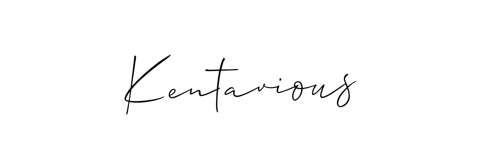Kentavious stylish signature style. Best Handwritten Sign (Allison_Script) for my name. Handwritten Signature Collection Ideas for my name Kentavious. Kentavious signature style 2 images and pictures png