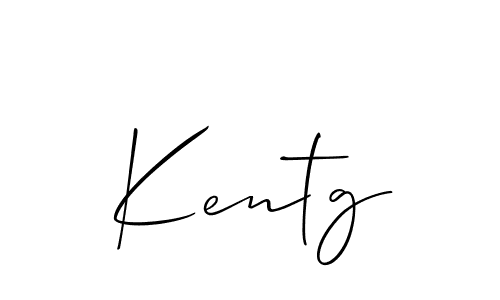 Best and Professional Signature Style for Kentg. Allison_Script Best Signature Style Collection. Kentg signature style 2 images and pictures png