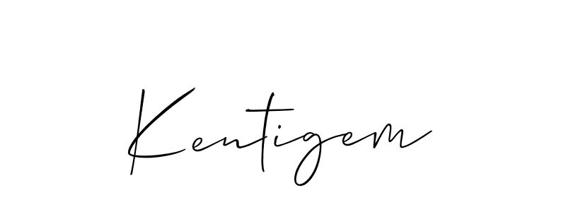 The best way (Allison_Script) to make a short signature is to pick only two or three words in your name. The name Kentigem include a total of six letters. For converting this name. Kentigem signature style 2 images and pictures png