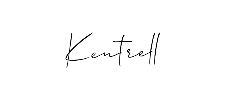 Similarly Allison_Script is the best handwritten signature design. Signature creator online .You can use it as an online autograph creator for name Kentrell. Kentrell signature style 2 images and pictures png