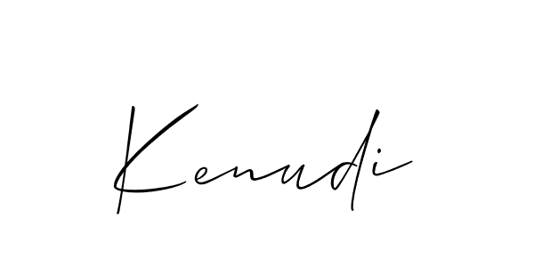 Best and Professional Signature Style for Kenudi. Allison_Script Best Signature Style Collection. Kenudi signature style 2 images and pictures png
