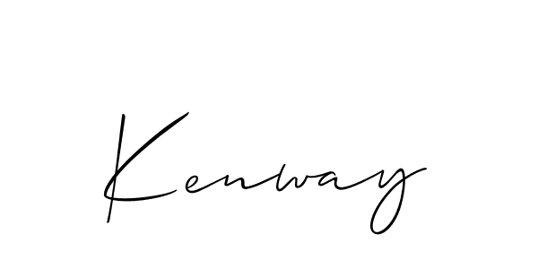 Create a beautiful signature design for name Kenway. With this signature (Allison_Script) fonts, you can make a handwritten signature for free. Kenway signature style 2 images and pictures png