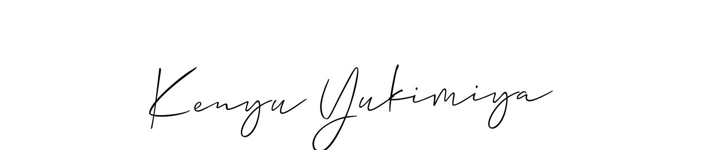 Best and Professional Signature Style for Kenyu Yukimiya. Allison_Script Best Signature Style Collection. Kenyu Yukimiya signature style 2 images and pictures png