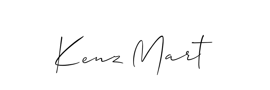 Check out images of Autograph of Kenz Mart name. Actor Kenz Mart Signature Style. Allison_Script is a professional sign style online. Kenz Mart signature style 2 images and pictures png